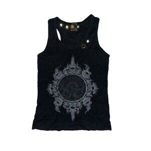 Shanit skull tank top